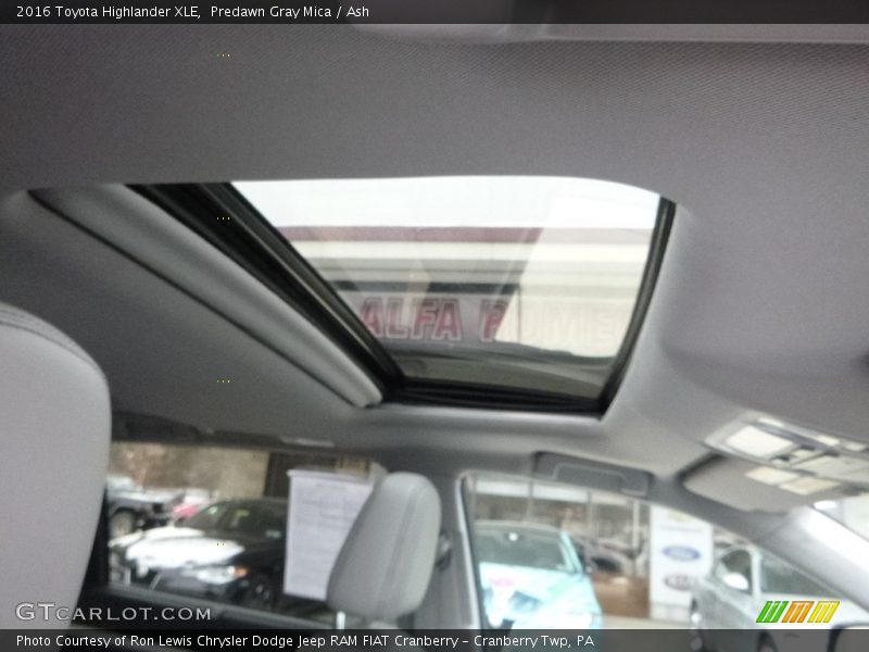 Predawn Gray Mica / Ash 2016 Toyota Highlander XLE