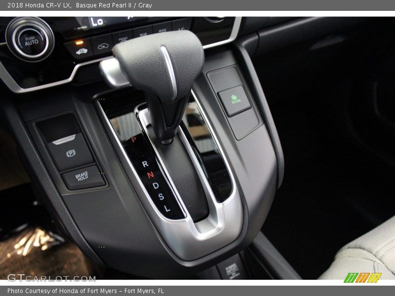 Basque Red Pearl II / Gray 2018 Honda CR-V LX