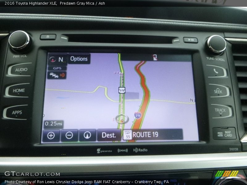 Predawn Gray Mica / Ash 2016 Toyota Highlander XLE