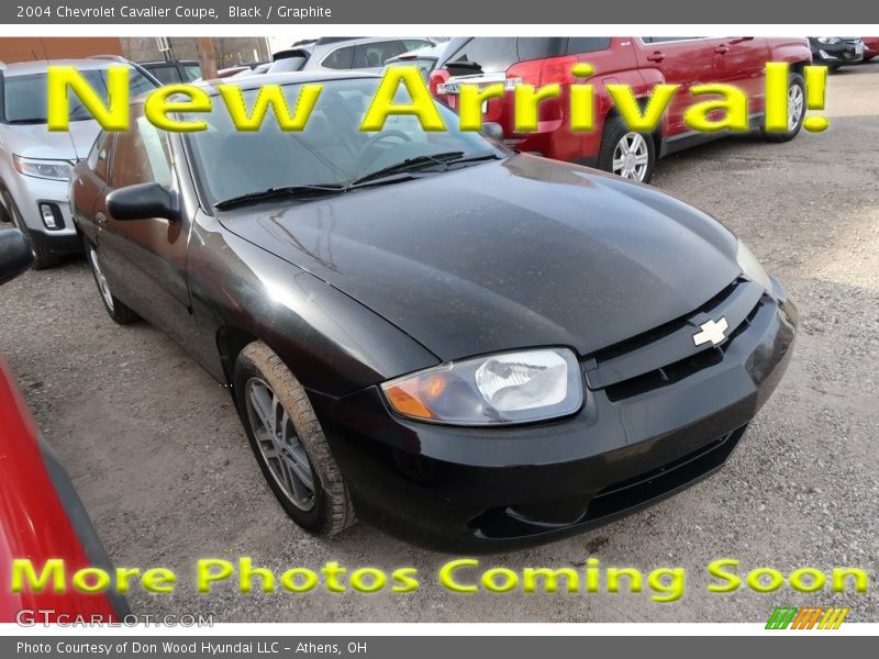 Black / Graphite 2004 Chevrolet Cavalier Coupe