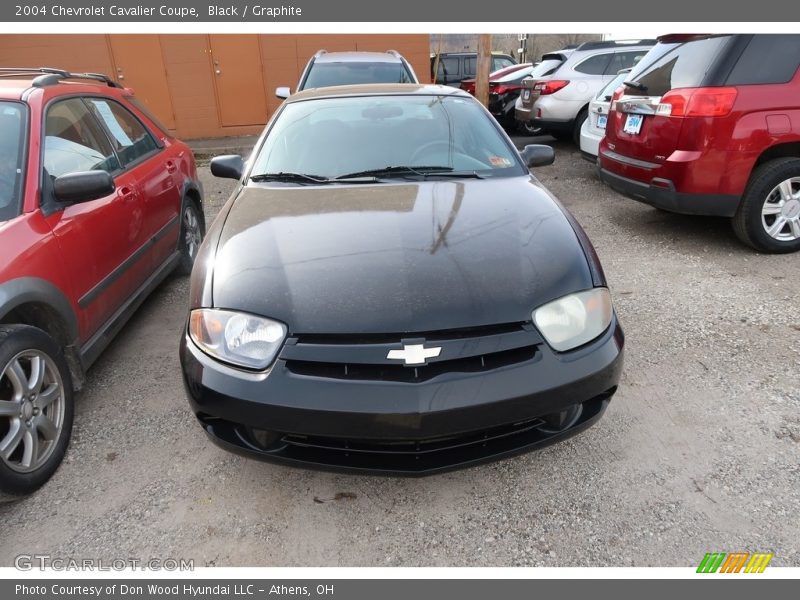 Black / Graphite 2004 Chevrolet Cavalier Coupe