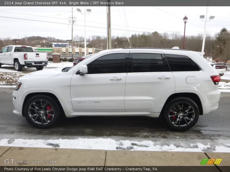 Bright White / SRT Morocco Black 2014 Jeep Grand Cherokee SRT 4x4