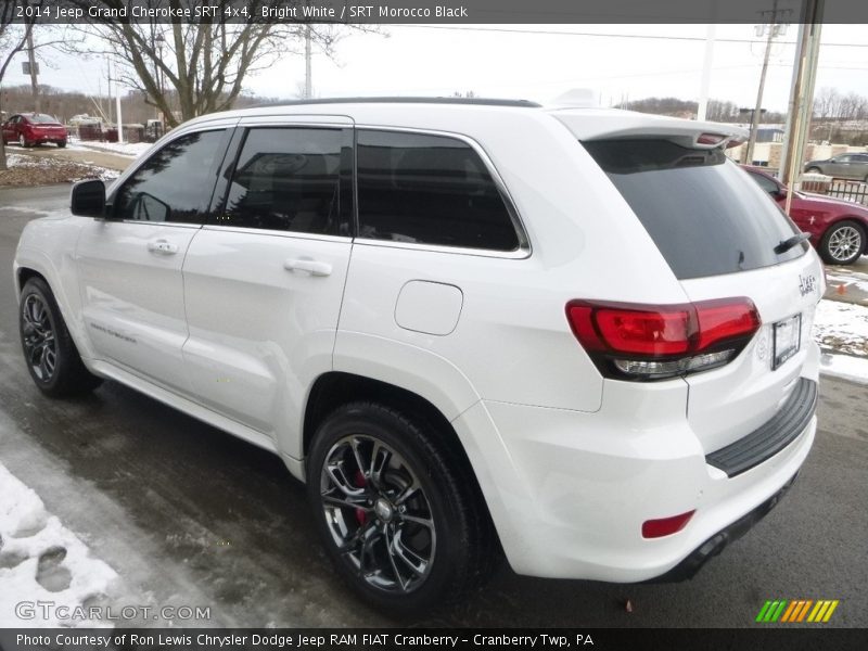 Bright White / SRT Morocco Black 2014 Jeep Grand Cherokee SRT 4x4