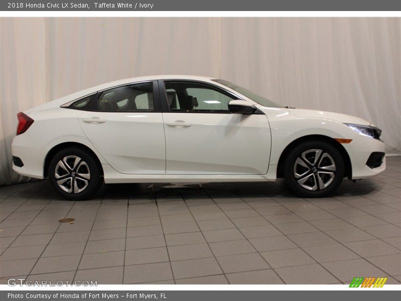 Taffeta White / Ivory 2018 Honda Civic LX Sedan