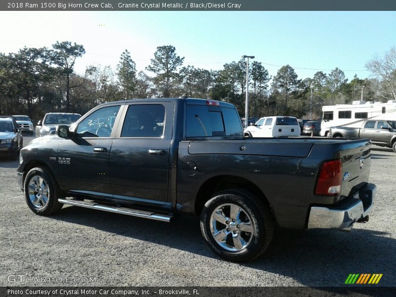 Granite Crystal Metallic / Black/Diesel Gray 2018 Ram 1500 Big Horn Crew Cab