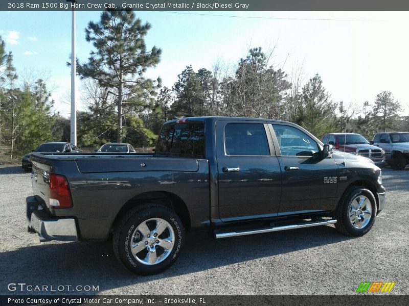 Granite Crystal Metallic / Black/Diesel Gray 2018 Ram 1500 Big Horn Crew Cab