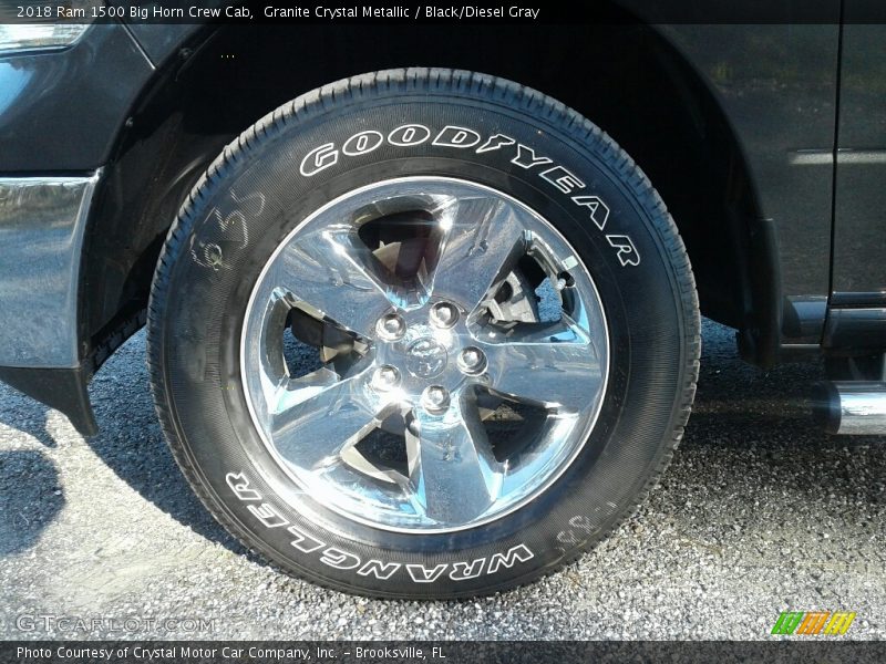 Granite Crystal Metallic / Black/Diesel Gray 2018 Ram 1500 Big Horn Crew Cab