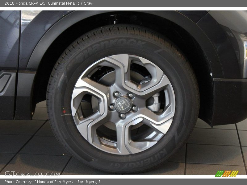 Gunmetal Metallic / Gray 2018 Honda CR-V EX
