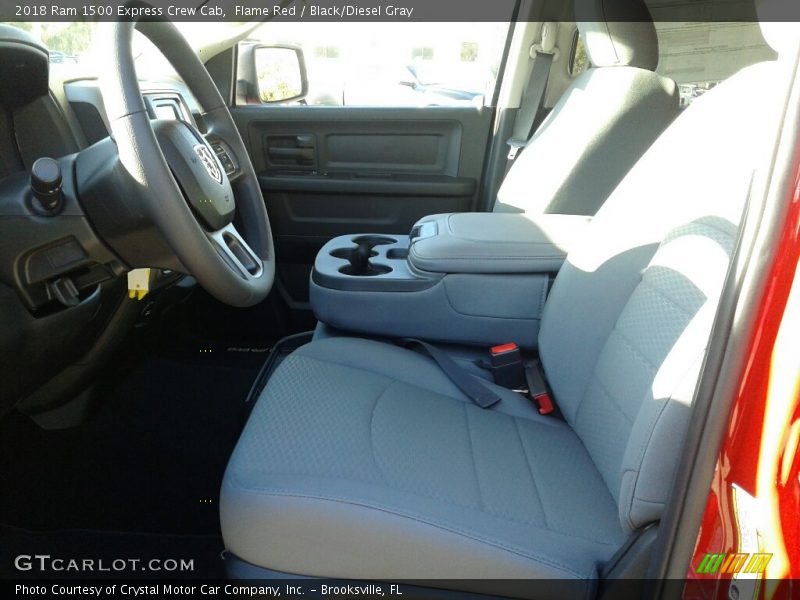 Flame Red / Black/Diesel Gray 2018 Ram 1500 Express Crew Cab