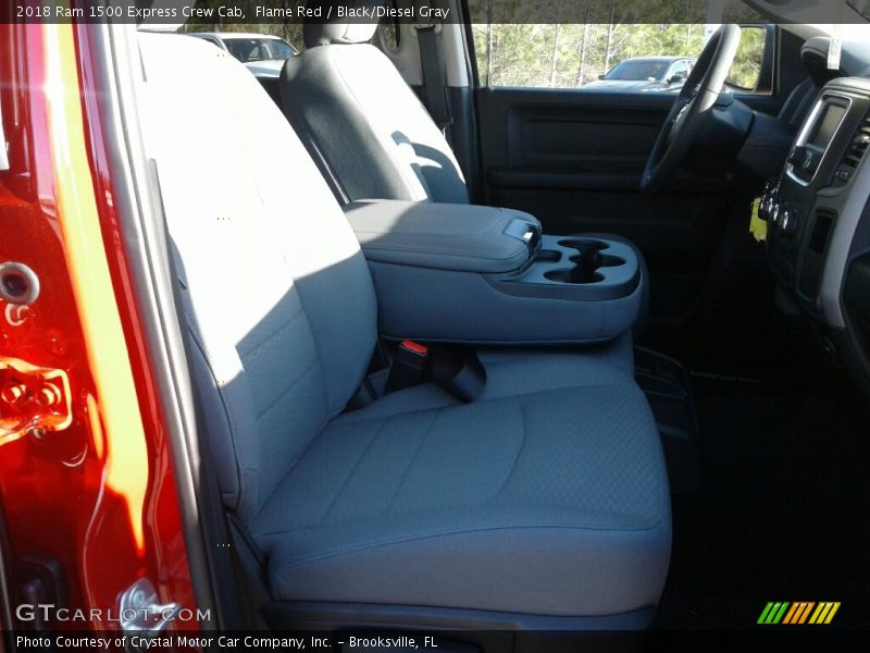 Flame Red / Black/Diesel Gray 2018 Ram 1500 Express Crew Cab