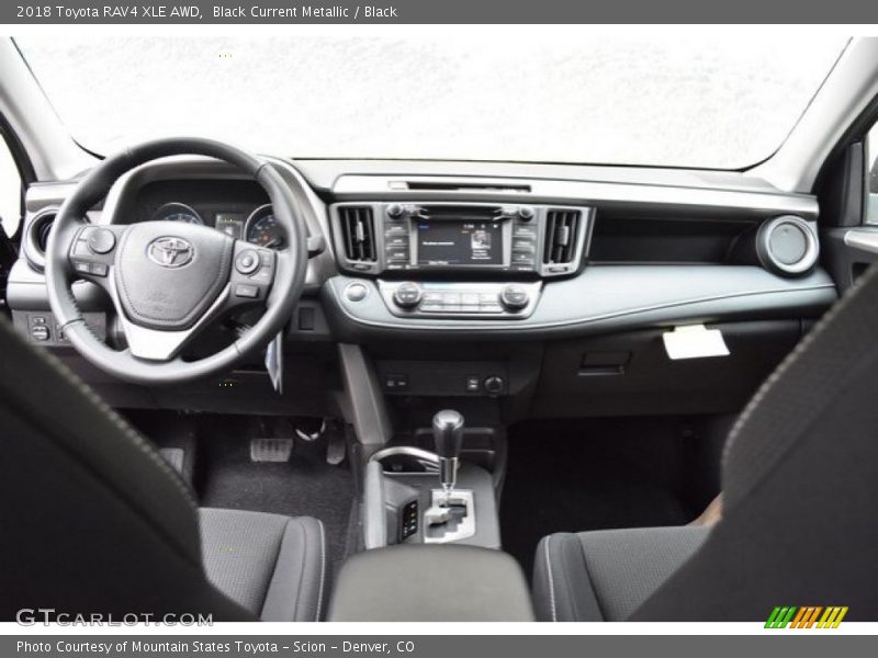 Black Current Metallic / Black 2018 Toyota RAV4 XLE AWD