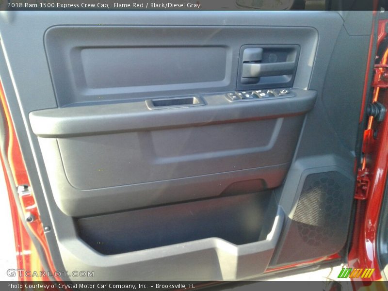 Flame Red / Black/Diesel Gray 2018 Ram 1500 Express Crew Cab
