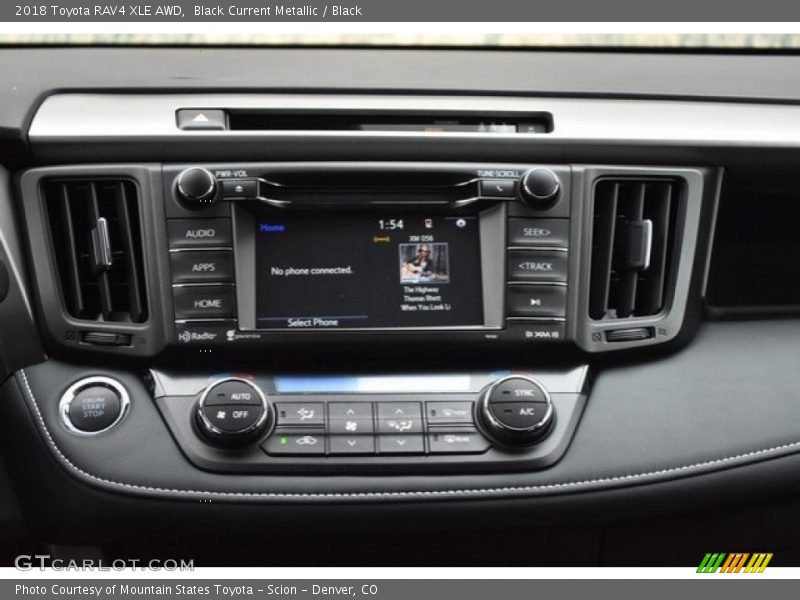 Black Current Metallic / Black 2018 Toyota RAV4 XLE AWD