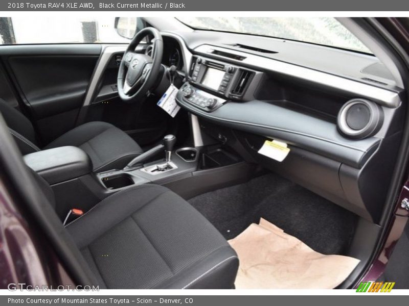 Black Current Metallic / Black 2018 Toyota RAV4 XLE AWD