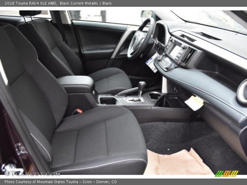Black Current Metallic / Black 2018 Toyota RAV4 XLE AWD