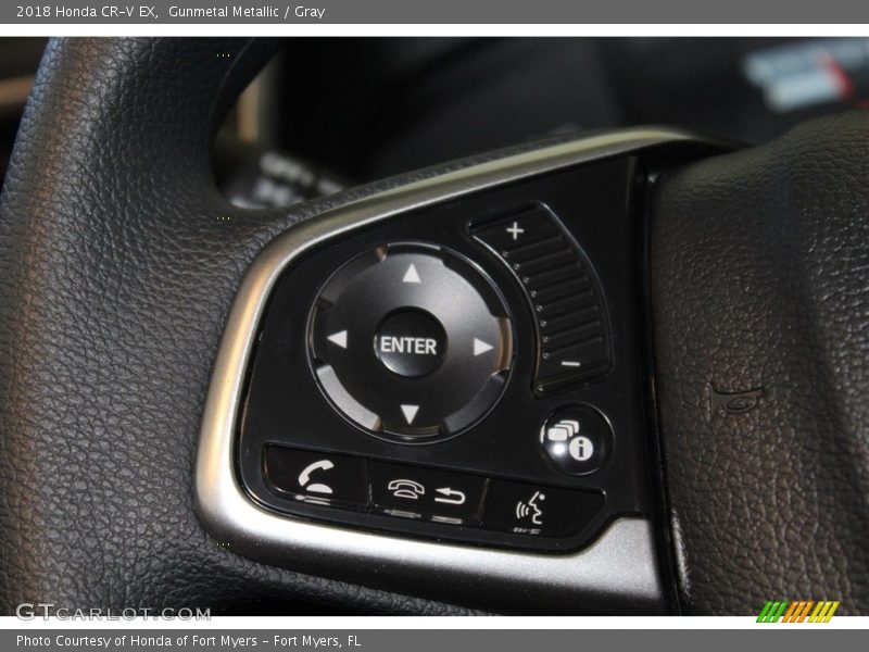 Gunmetal Metallic / Gray 2018 Honda CR-V EX
