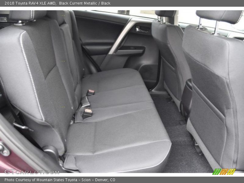 Black Current Metallic / Black 2018 Toyota RAV4 XLE AWD