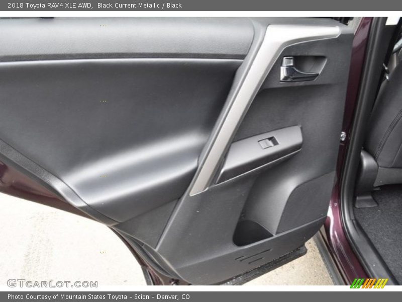 Black Current Metallic / Black 2018 Toyota RAV4 XLE AWD