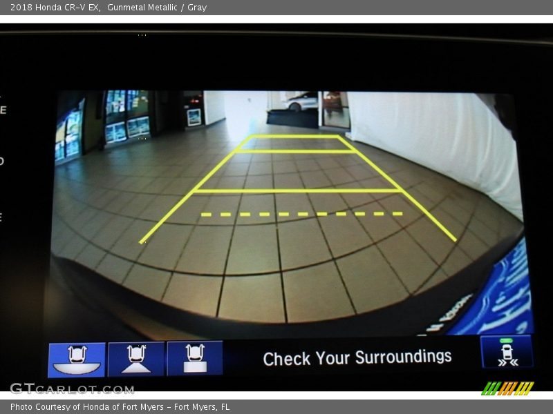 Gunmetal Metallic / Gray 2018 Honda CR-V EX