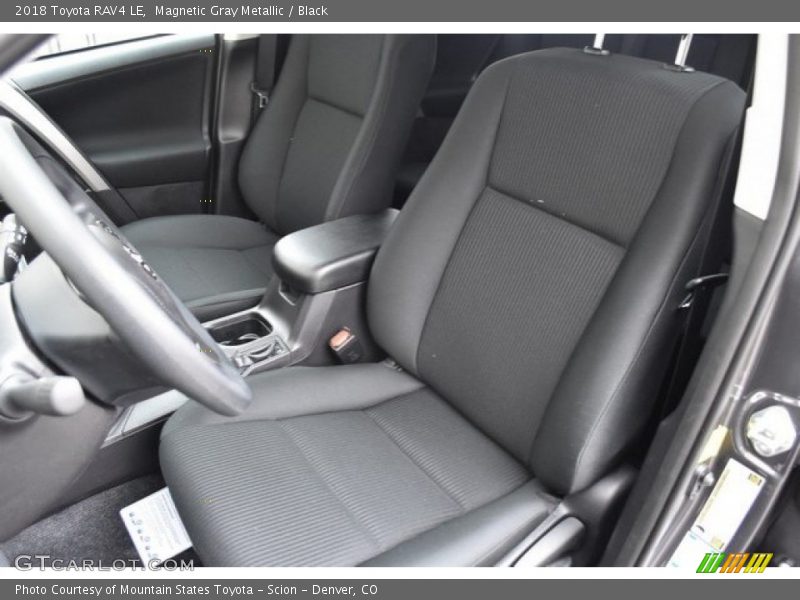 Magnetic Gray Metallic / Black 2018 Toyota RAV4 LE