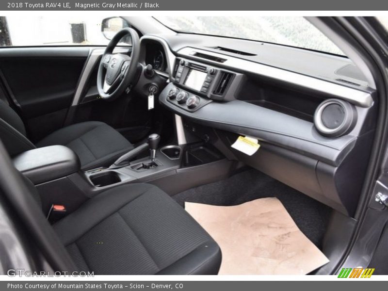Magnetic Gray Metallic / Black 2018 Toyota RAV4 LE