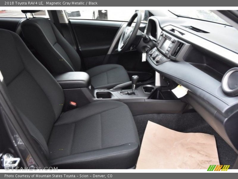 Magnetic Gray Metallic / Black 2018 Toyota RAV4 LE