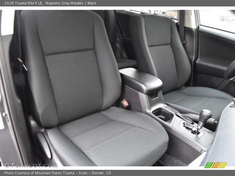 Magnetic Gray Metallic / Black 2018 Toyota RAV4 LE