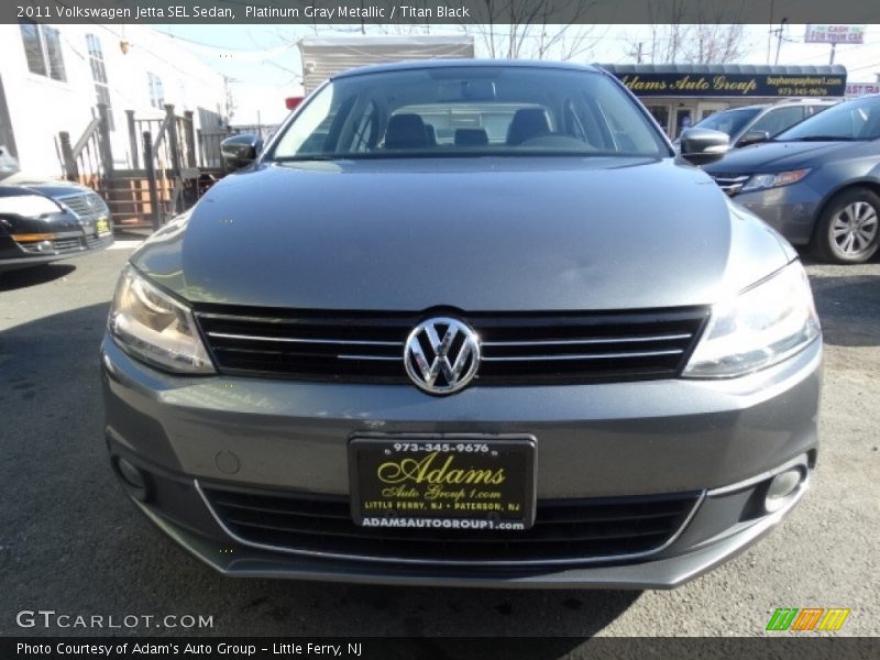 Platinum Gray Metallic / Titan Black 2011 Volkswagen Jetta SEL Sedan