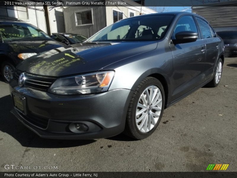 Platinum Gray Metallic / Titan Black 2011 Volkswagen Jetta SEL Sedan