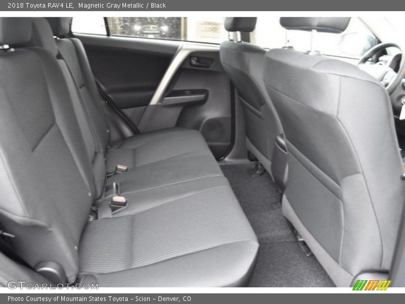 Magnetic Gray Metallic / Black 2018 Toyota RAV4 LE
