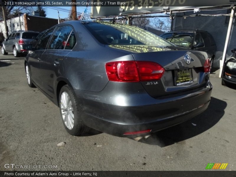 Platinum Gray Metallic / Titan Black 2011 Volkswagen Jetta SEL Sedan