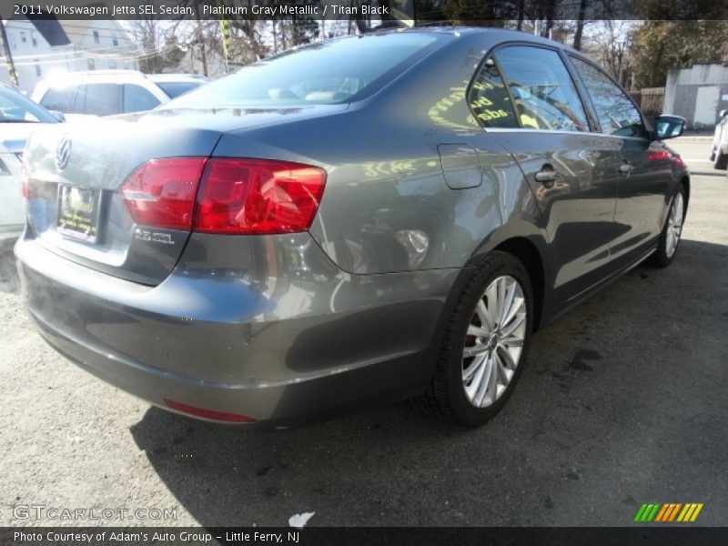 Platinum Gray Metallic / Titan Black 2011 Volkswagen Jetta SEL Sedan