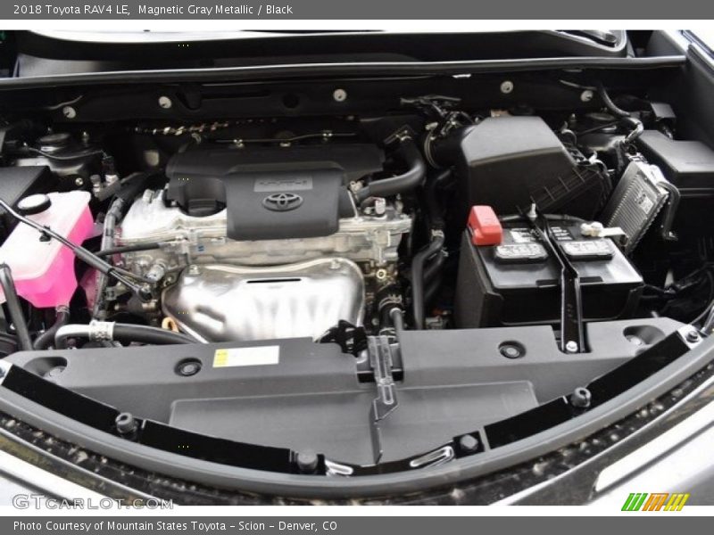 Magnetic Gray Metallic / Black 2018 Toyota RAV4 LE