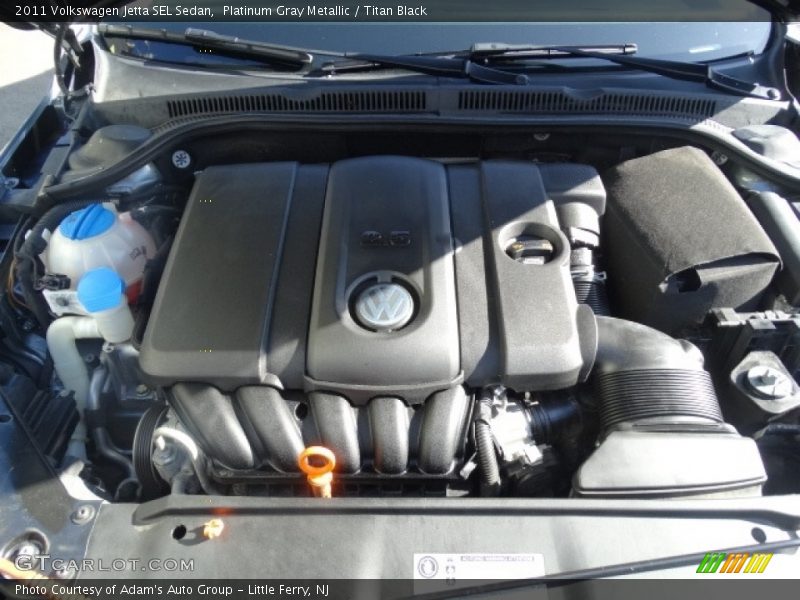 Platinum Gray Metallic / Titan Black 2011 Volkswagen Jetta SEL Sedan