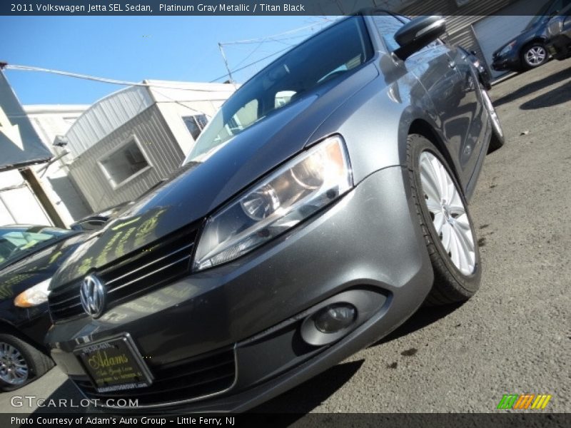 Platinum Gray Metallic / Titan Black 2011 Volkswagen Jetta SEL Sedan