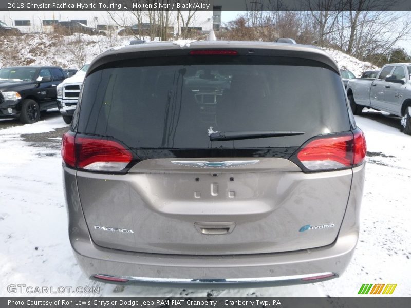 Molten Silver / Black/Alloy 2018 Chrysler Pacifica Hybrid Touring L