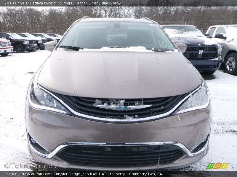 Molten Silver / Black/Alloy 2018 Chrysler Pacifica Hybrid Touring L