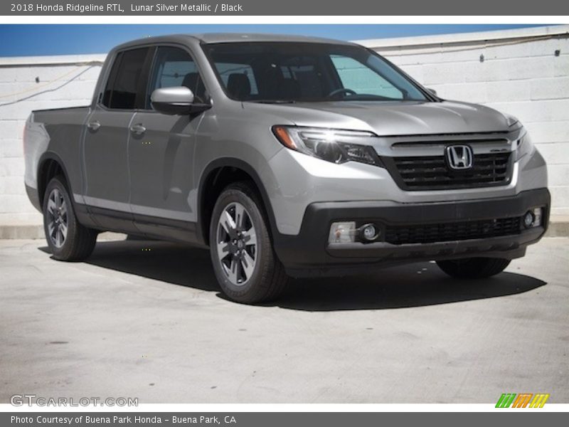 Lunar Silver Metallic / Black 2018 Honda Ridgeline RTL