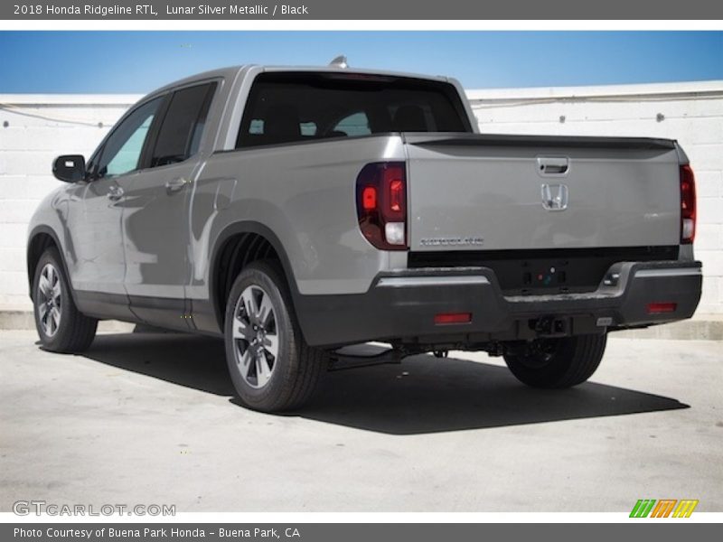 Lunar Silver Metallic / Black 2018 Honda Ridgeline RTL