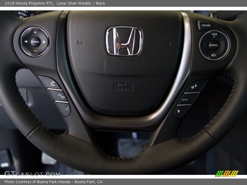 Lunar Silver Metallic / Black 2018 Honda Ridgeline RTL