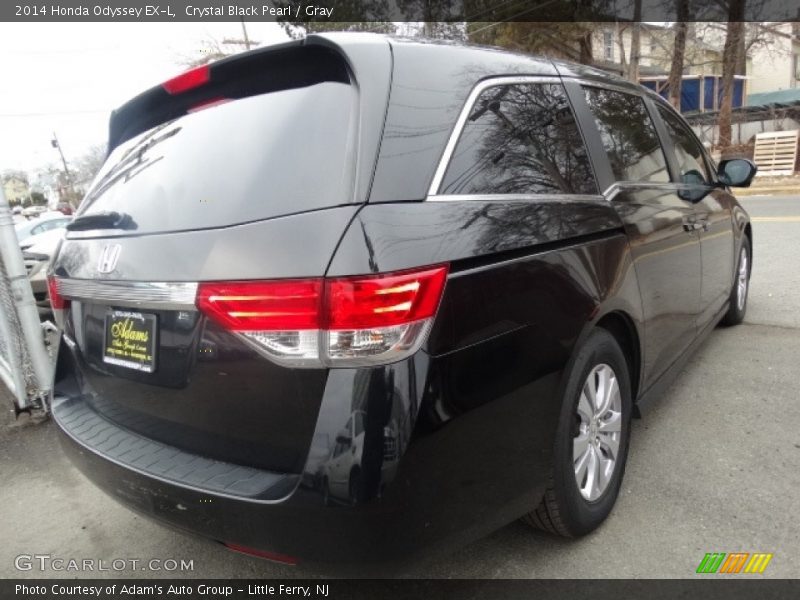 Crystal Black Pearl / Gray 2014 Honda Odyssey EX-L