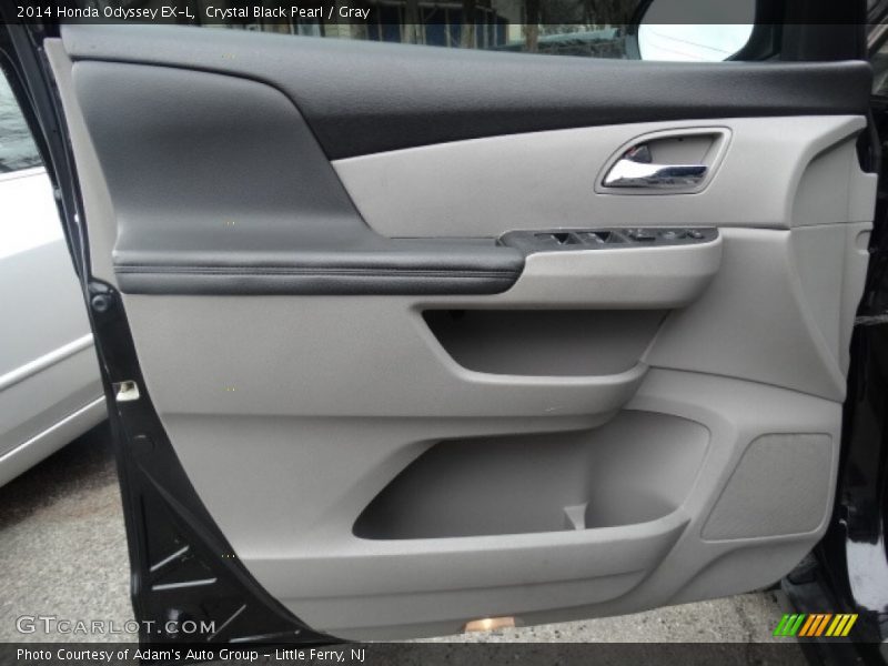 Crystal Black Pearl / Gray 2014 Honda Odyssey EX-L