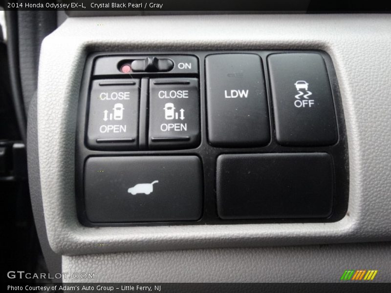 Crystal Black Pearl / Gray 2014 Honda Odyssey EX-L