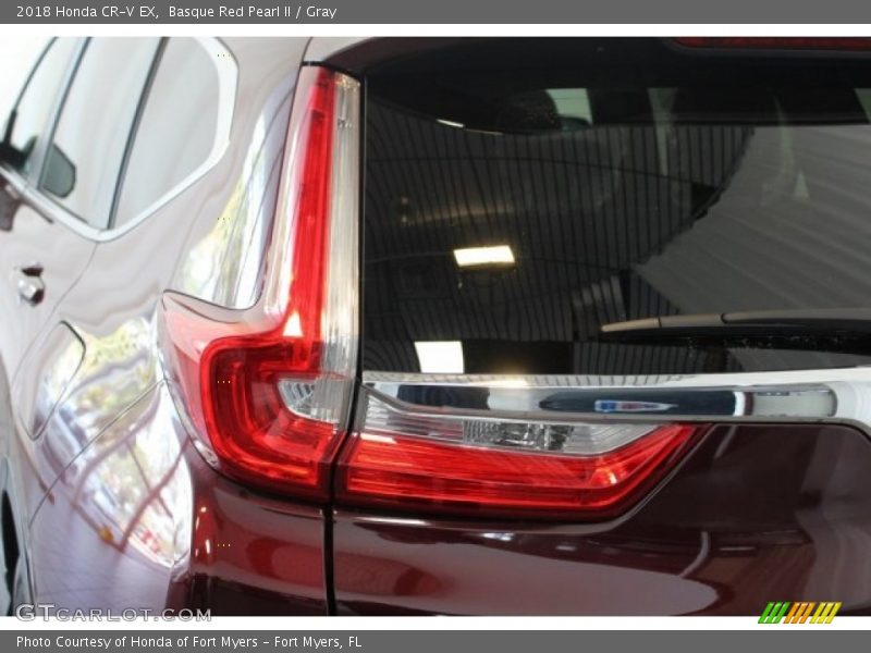 Basque Red Pearl II / Gray 2018 Honda CR-V EX