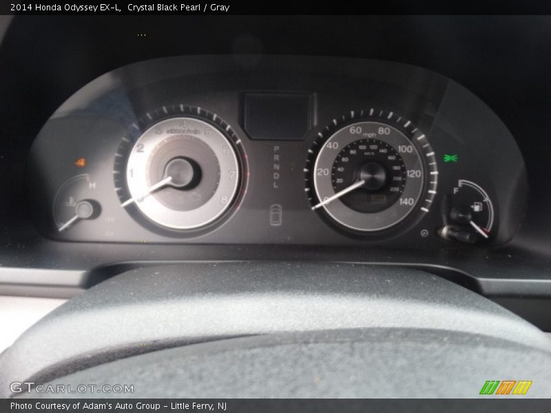 Crystal Black Pearl / Gray 2014 Honda Odyssey EX-L