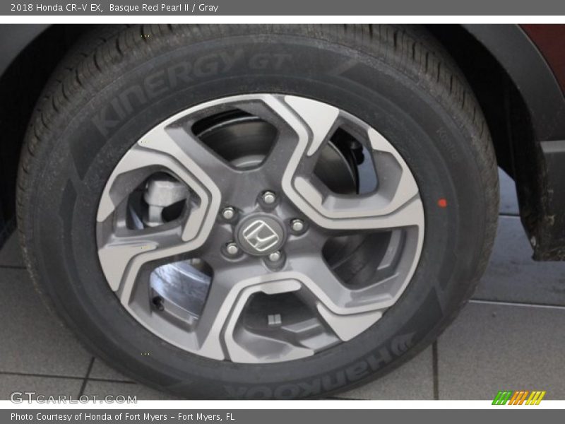 Basque Red Pearl II / Gray 2018 Honda CR-V EX