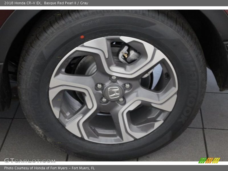 Basque Red Pearl II / Gray 2018 Honda CR-V EX