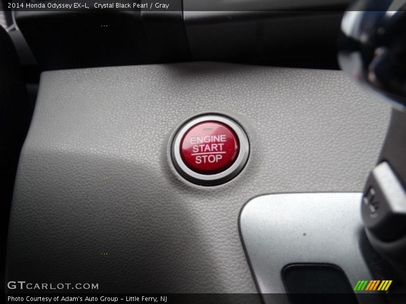 Crystal Black Pearl / Gray 2014 Honda Odyssey EX-L