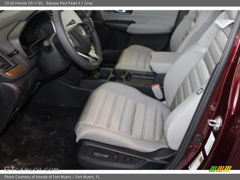 Basque Red Pearl II / Gray 2018 Honda CR-V EX