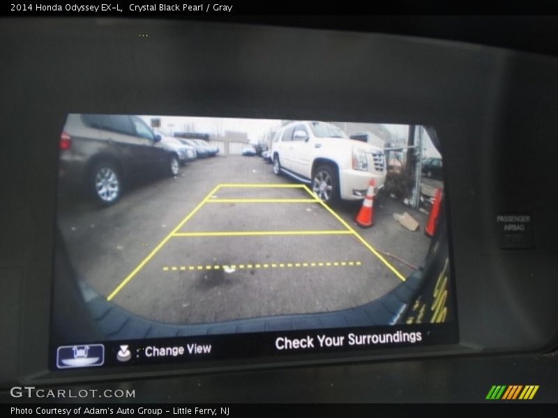Crystal Black Pearl / Gray 2014 Honda Odyssey EX-L